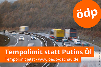 Autobahn - Tempolimit statt Putins Öl