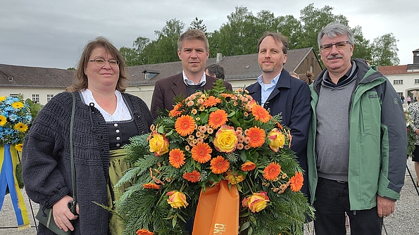 Kranzniederlegung Befreiungsfeier KZ Dachau
