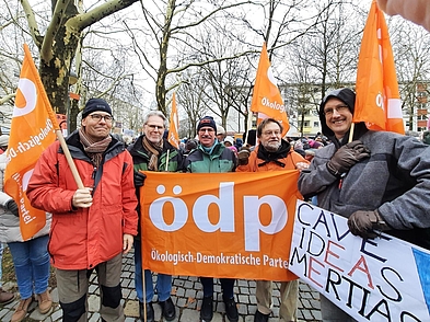 Demonstration "Demokratie braucht Vielfalt" in Dachau"