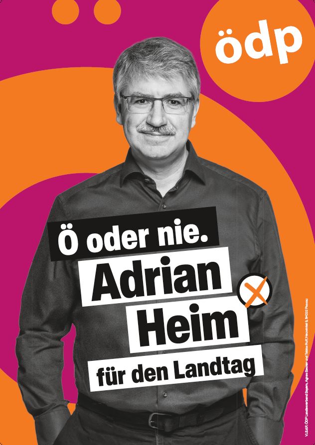 Adrian Heim, Landtags-Direktkandidat im Stimmkreis Dachau